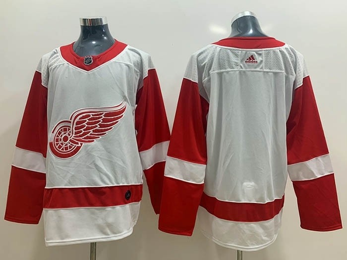 NHL Detroit Red Wings Blank White Adidas Jersey