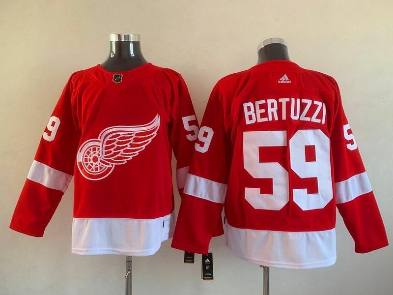 NHL Detroit Red Wings #59 Tyler Bertuzzi Red new Adidas Jersey