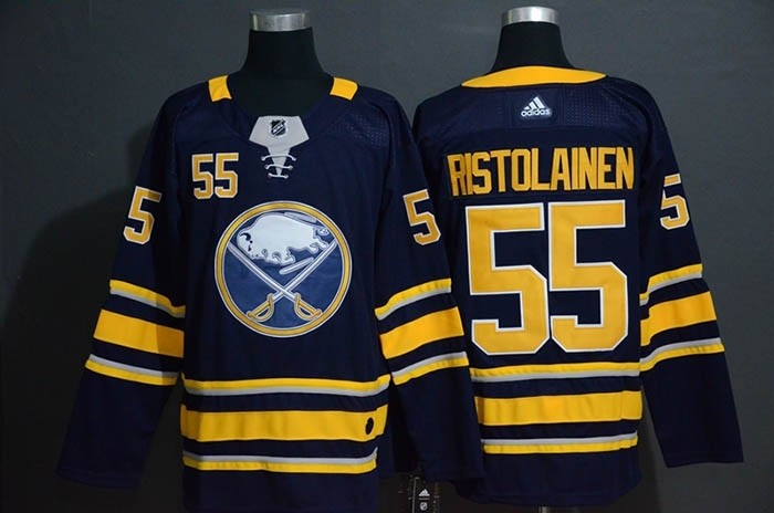 NHL Buffalo Sabres #55 Rasmus Ristolainen Navy blue Adidas Jersey