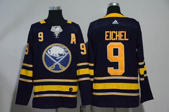 NHL Buffalo Sabres #9 Jack Eichel Navy blue Adidas Jersey