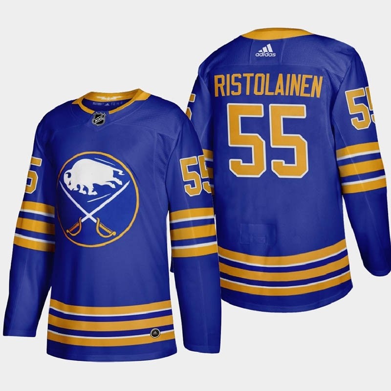 Men's Buffalo Sabres #55 BranRasmus Ristolainen Royal Blue Adidas 2020-21 Player Home NHL jersey