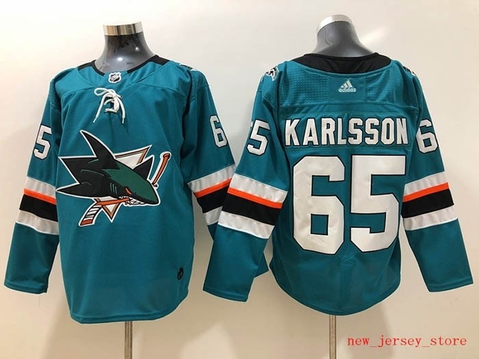 NHL San Jose Sharks #65 Erik Karlsson Green Adidas Jersey