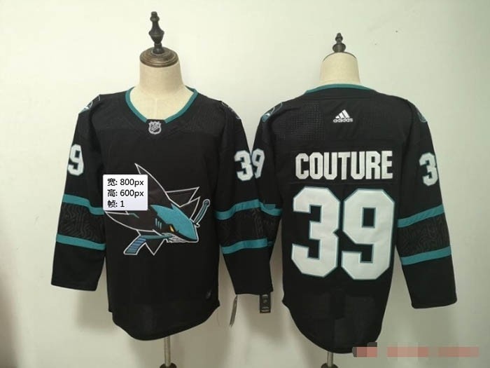 NHL San Jose Sharks #39 Logan Couture Black Adidas Jersey