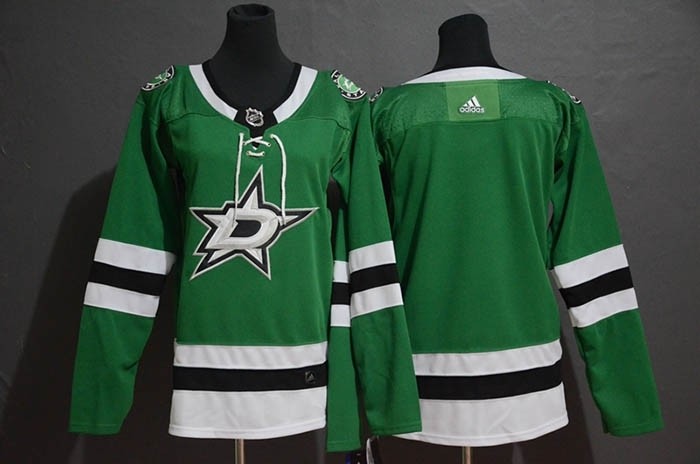 NHL Dallas Stars Blank Green Adidas Jersey