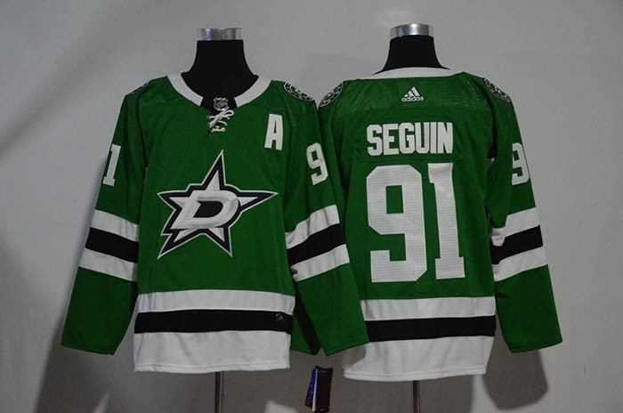 NHL Dallas Stars #91 Tyler Seguin Green Adidas Jersey