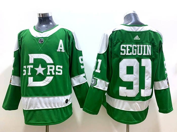 NHL Dallas Stars #91 Tyler Seguin Green 2020 Winter Classic Adidas Jersey