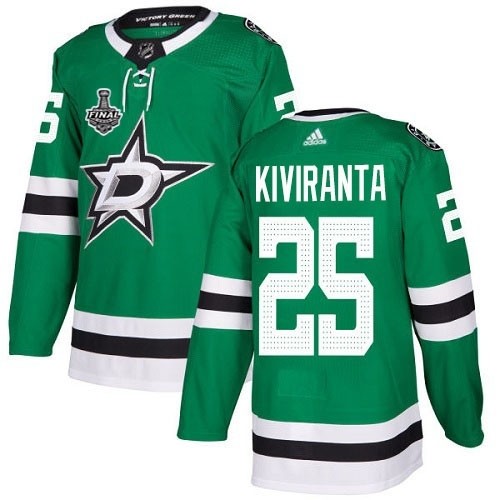 NHL Stars #25 Joel Kiviranta Green Home Authentic 2020 Stanley Cup Final Stitched Jersey