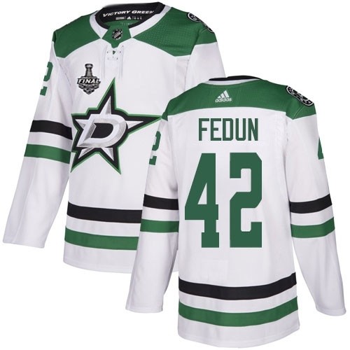 NHL Stars #42 Taylor Fedun White Road Authentic 2020 Stanley Cup Final Stitched Jersey