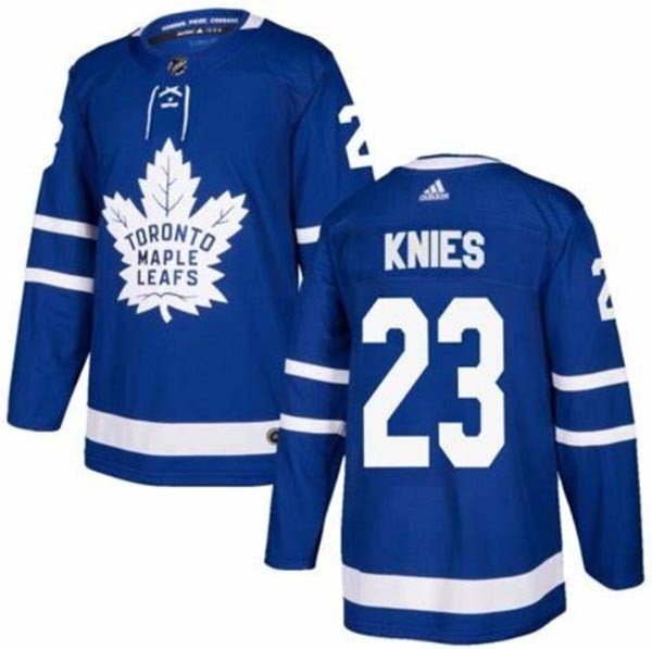 NHL Toronto Maple Leafs #23 Matthew Knies Blue adidas jersey