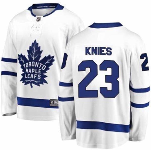 NHL Toronto Maple Leafs #23 Matthew Knies White adidas jersey