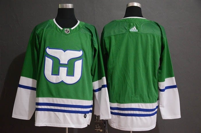 NHL Hartford Whalers Blank Green Adidas AJersey