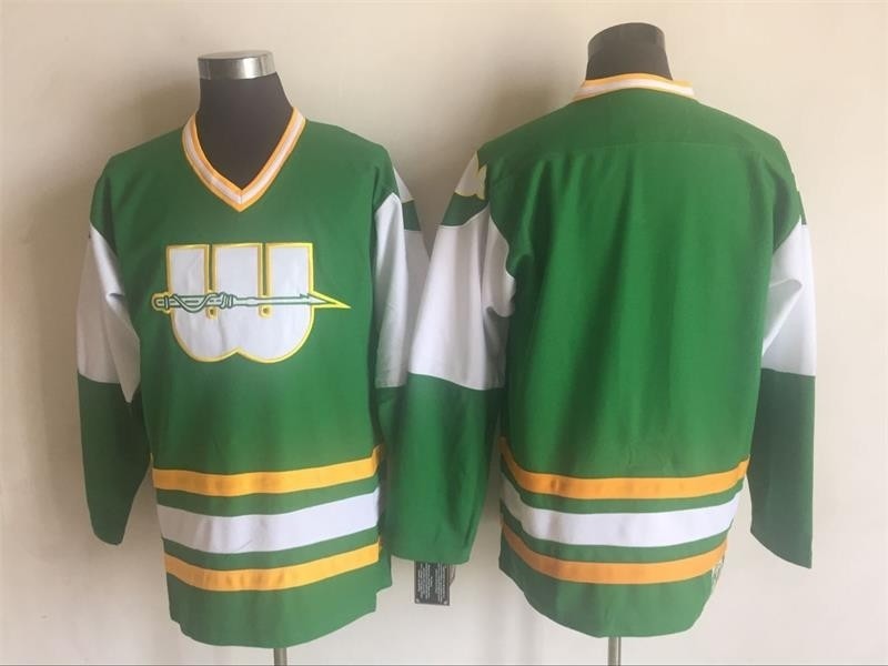 Men's Hartford Whalers Green third Throwback CCM Jersey