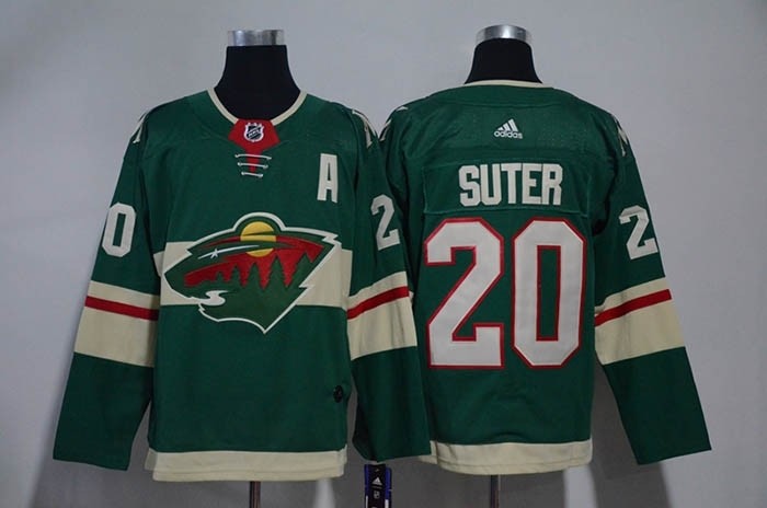 NHL Minnesota Wild #20 Ryan Suter Green Adidas Jersey