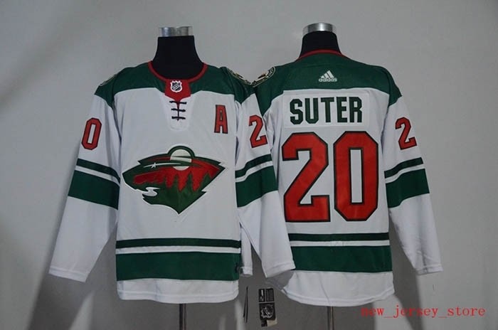 NHL Minnesota Wild #20 Ryan Suter White Adidas Jersey