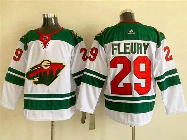 Minnesota Wild #29 Marc-Andre Fleury White Jersey