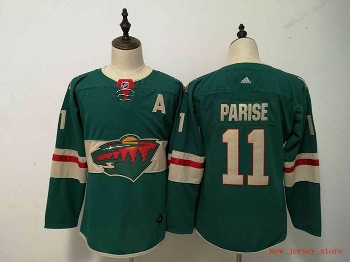 Women Minnesota Wild #11 Zach Parise Green Adidas Jersey