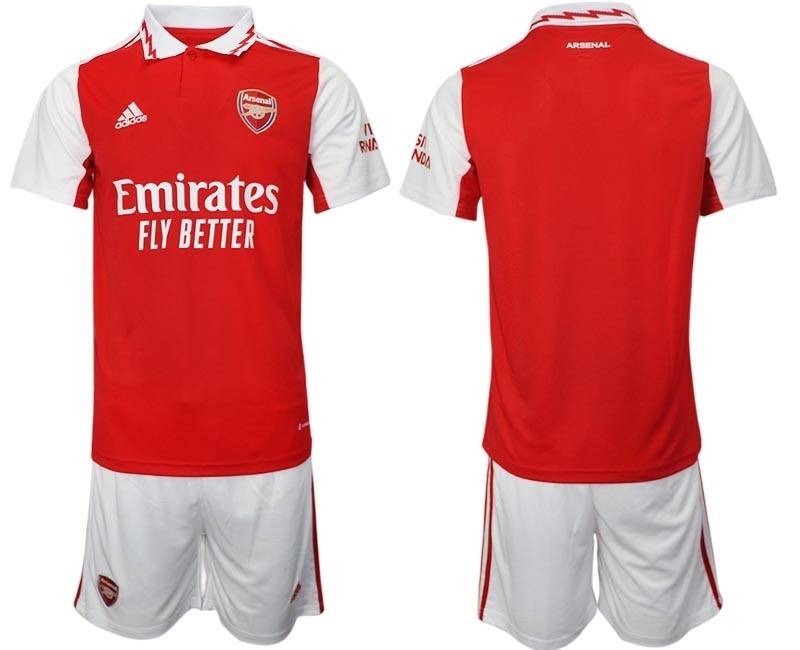 2022-23 Arsenal Blank Red Home Soccer Jersey