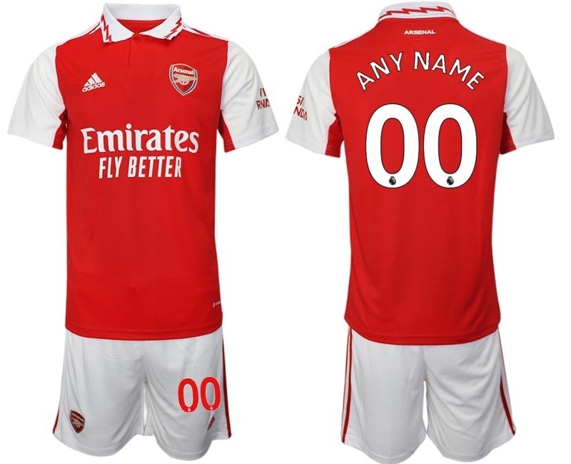 2022-23 Arsenal Any Name Red Home Customized Soccer Jersey(Name and number remark in comment column)