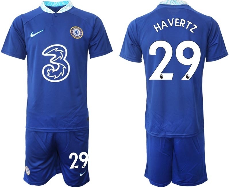 2022-23 Chelsea #29 Kai Havertz Blue Home Soccer Jersey