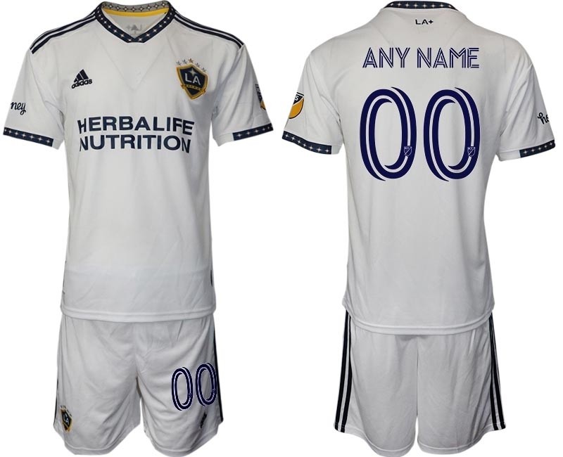 2022-23 Los Angeles Galaxy Any Name White Home soccer jersey(Name and number remark in comment column)