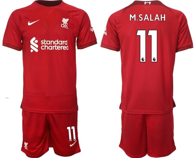 2022-23 Liverpool #11 M.Salah Red Home Soccer Jersey