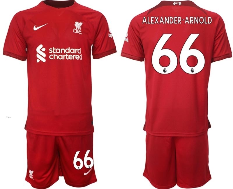 2022-23 Liverpool #66 Trent Alexander-Arnold Red Home Soccer Jersey