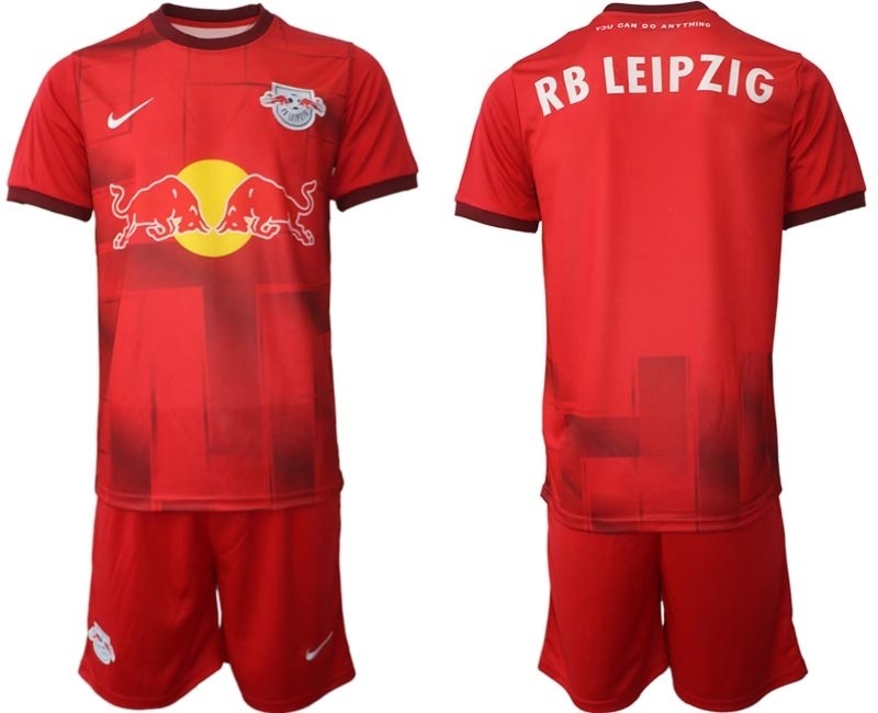 2022-23 RB Leipzig Blank Red Away Soccer Jersey