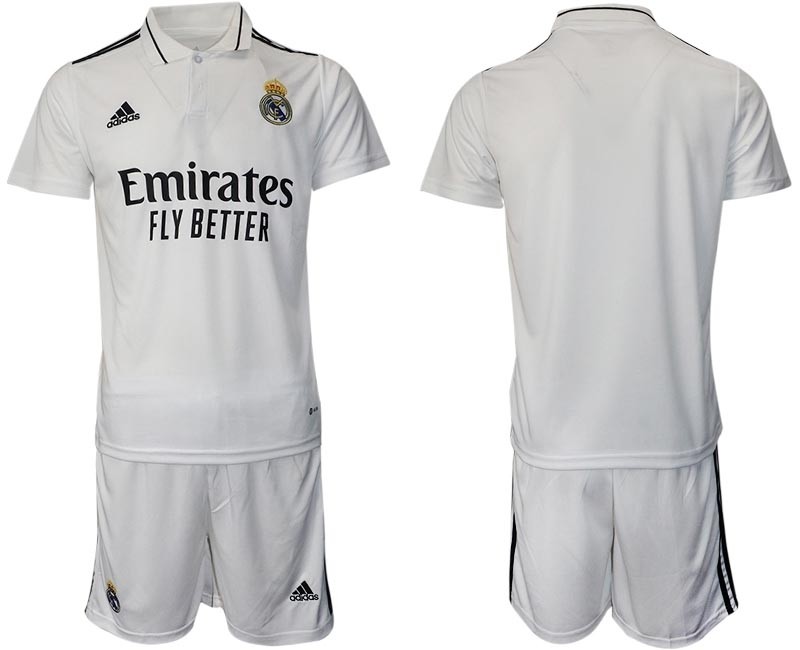 2022-23 Real Madrid Blank White Home Soccer