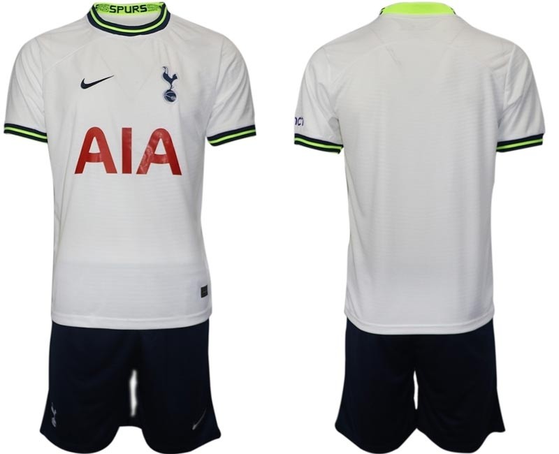 2022-23 Tottenham Hotspur Blank White Home Soccer Jersey