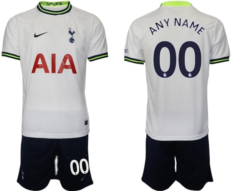 2022-23 Tottenham Hotspur Any Name White Home Soccer Customized Jersey(Name and number remark in comment column)