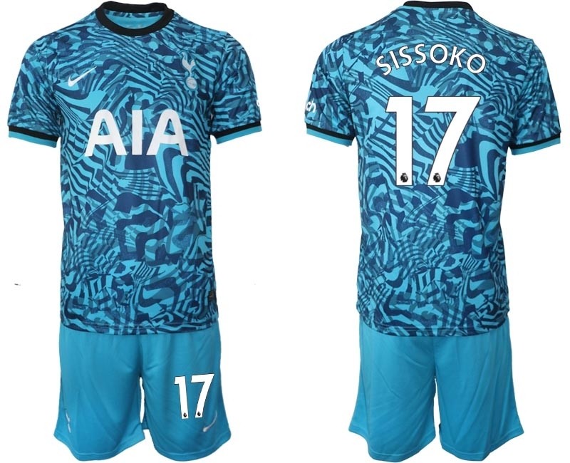 2022-23 Tottenham Hotspur #17 Moussa Sissoko Blue Away Soccer Jersey