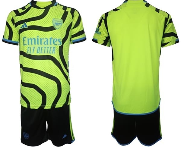 2023-24 Arsenal Blank Green Away Soccer Jersey