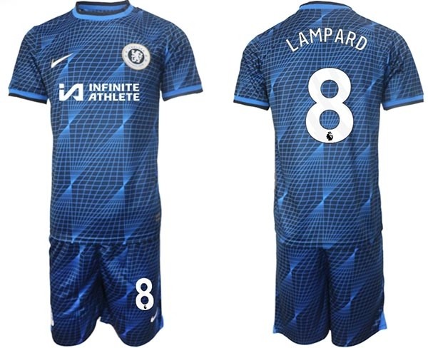 2023-24 Chelsea FC #8 Frank Lampard Kit Mixes Classic Colors Away Soccer Jersey