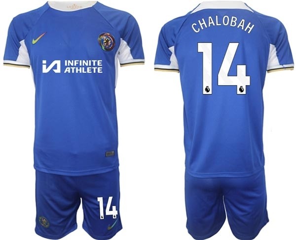 2023-24 Chelsea FC #14 Trevoh Chalobah Blue Home Soccer Jersey