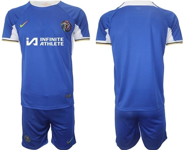 2023-24 Chelsea FC Blank Blue Home Soccer Jersey