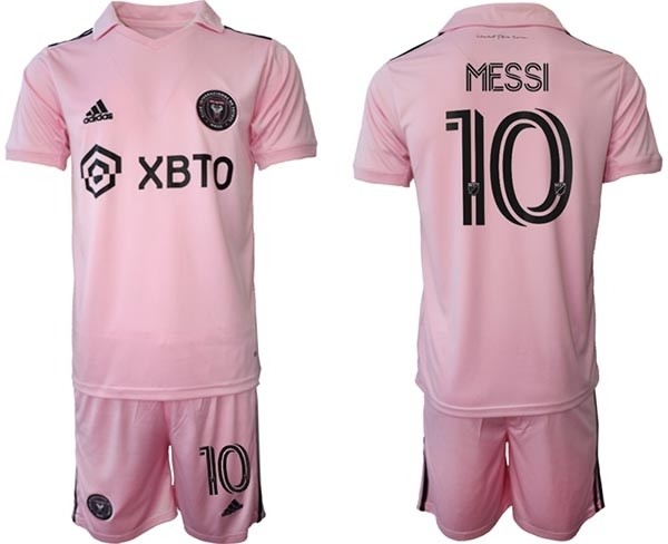 2023-24 Inter Miami CF #10 Lionel Messi Pink Home jersey