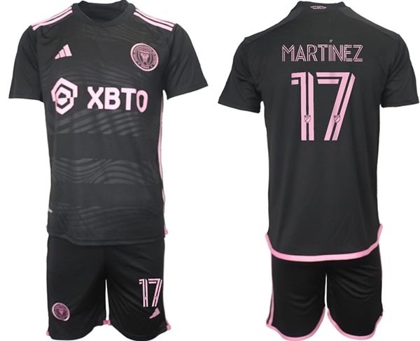 2023-24 Inter Miami CF #17 Josef Martinez Black Away Soccer jersey