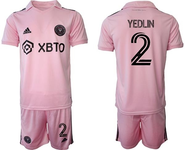 2023-24 Inter Miami CF #2 DeAndre Yedlin Pink Home Soccer jersey