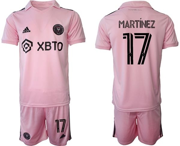 2023-24 Inter Miami CF #17 Josef Martinez Pink Home Soccer jersey