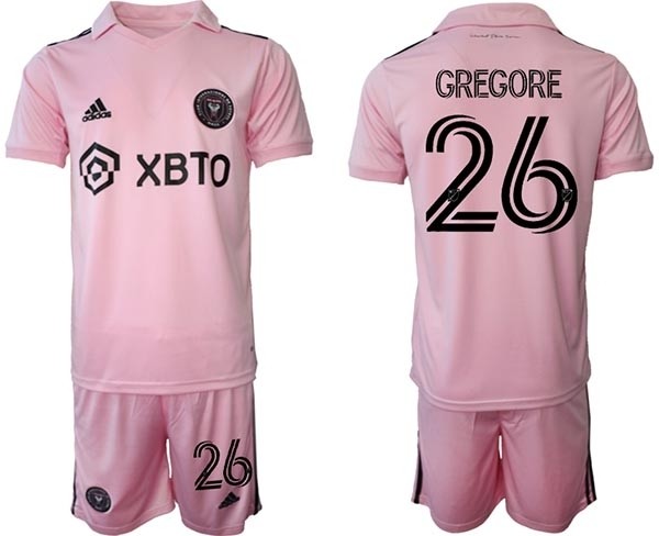 2023-24 Inter Miami CF #26 Gregore Pink Home Soccer jersey