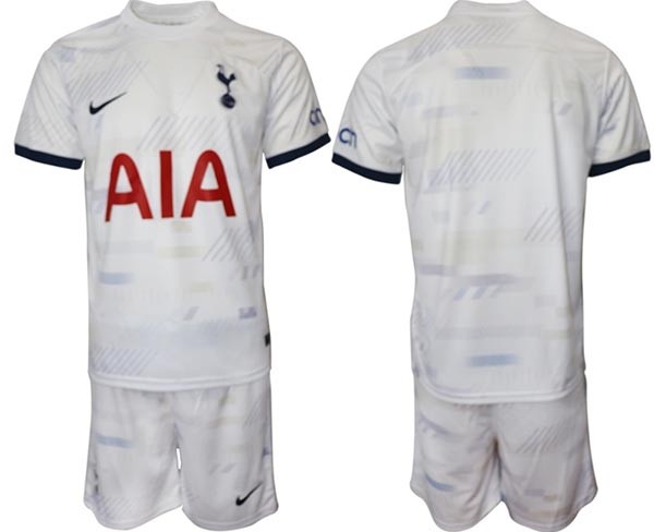 2023-24 Tottenham Hotspur Blank White Home Soccer Jersey