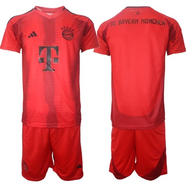 2024-25 FC Bayern Munchen Blank Red Home Soccer Jersey