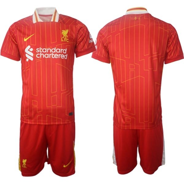 2024-25 Liverpool Blank Red Home Soccer Jersey