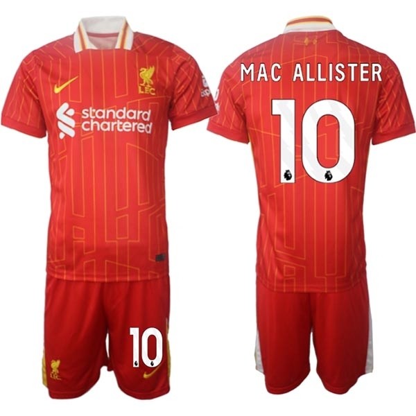 2024-25 Liverpool #10 Alexis Mac Allister Red Home Soccer Jersey