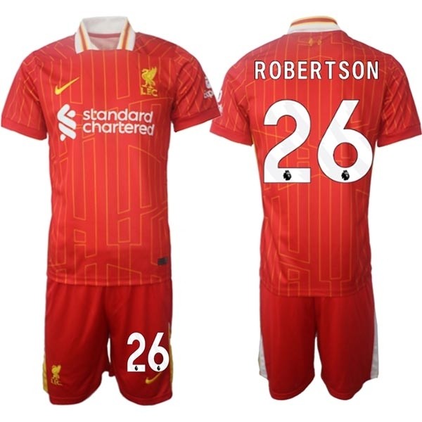 2024-25 Liverpool #26 Andrew Robertson Red Home Soccer Jersey