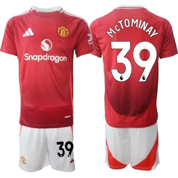 2024-25 Manchester United #39 Scott McTominay Red Home Soccer Jersey