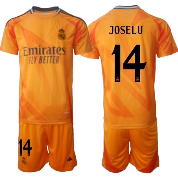 2024-25 Real Madrid #14 Joselu Yellow Away Soccer jersey