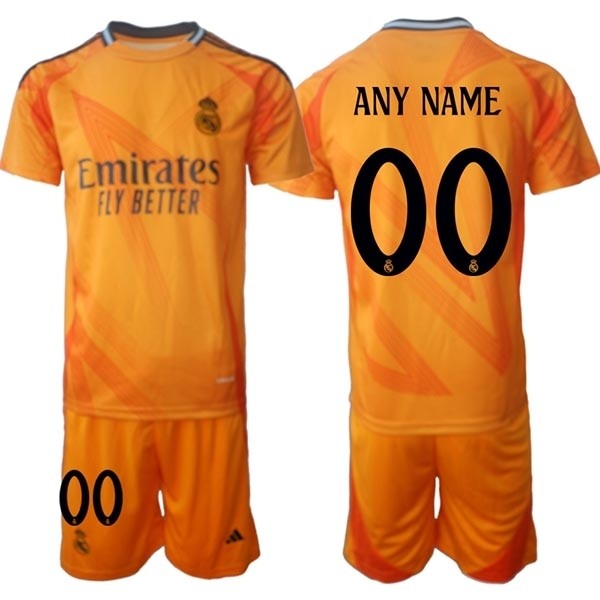 2024-25 Real Madrid Any Name Yellow Away Soccer Jersey(Name and number remark in comment column)