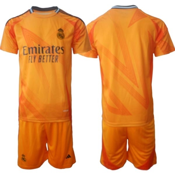 2024-25 Real Madrid Blank Yellow Away Soccer Jersey