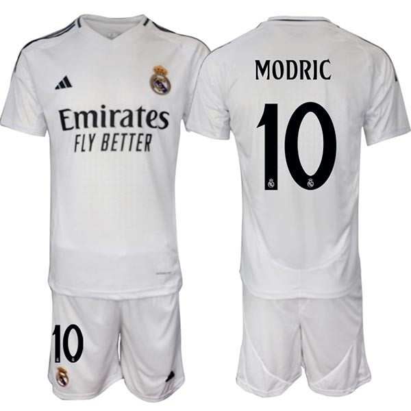 2024-25 Real Madrid #10 Luka Modric White Home Soccer jersey